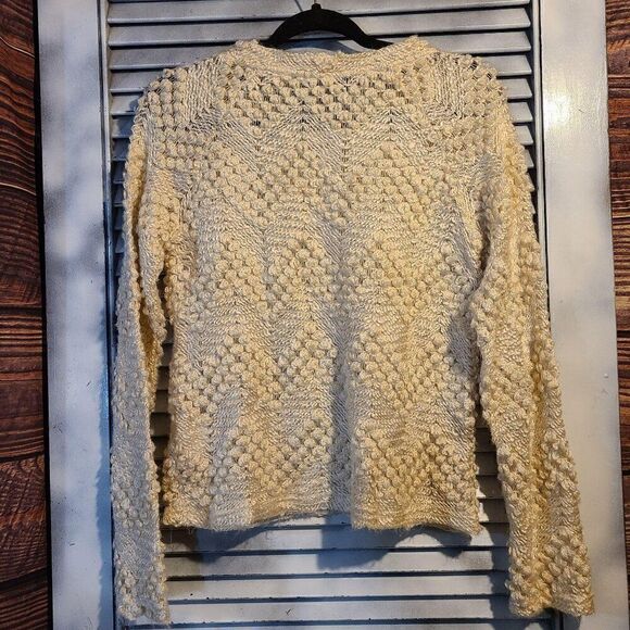 PIT Amsterdam Sz 4 Cream Sweater - Picture 6 of 10